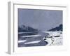 Ice on the Seine at Bougival, circa 1864-69-Claude Monet-Framed Giclee Print