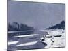 Ice on the Seine at Bougival, circa 1864-69-Claude Monet-Mounted Giclee Print