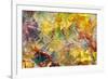 Ice Over Fallen Vine Maple Tree Leaves-Panoramic Images-Framed Photographic Print
