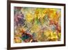 Ice Over Fallen Vine Maple Tree Leaves-Panoramic Images-Framed Photographic Print