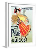 Ice Palace, Champs Elysees, Paris, 1893-Jules Chéret-Framed Premium Giclee Print