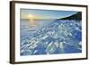 Ice Pile Of Broken Shelf Ice, Near The Shore Of Lake Baikal, Siberia, Russia, March-Olga Kamenskaya-Framed Photographic Print