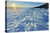 Ice Pile Of Broken Shelf Ice, Near The Shore Of Lake Baikal, Siberia, Russia, March-Olga Kamenskaya-Stretched Canvas