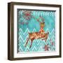 Ice Reindeer Dance I-Paul Brent-Framed Art Print