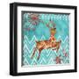 Ice Reindeer Dance I-Paul Brent-Framed Art Print