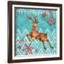 Ice Reindeer Dance II-Paul Brent-Framed Art Print