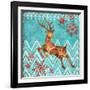 Ice Reindeer Dance II-Paul Brent-Framed Art Print