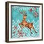 Ice Reindeer Dance II-Paul Brent-Framed Art Print