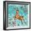 Ice Reindeer Dance II-Paul Brent-Framed Art Print