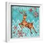 Ice Reindeer Dance II-Paul Brent-Framed Art Print