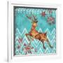 Ice Reindeer Dance II-Paul Brent-Framed Art Print