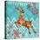 Ice Reindeer Dance II-Paul Brent-Stretched Canvas