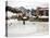 Ice Rink at Copper Mountain Ski Resort, Rocky Mountains, Colorado, USA-Richard Cummins-Stretched Canvas