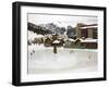 Ice Rink at Copper Mountain Ski Resort, Rocky Mountains, Colorado, USA-Richard Cummins-Framed Photographic Print