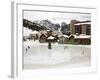 Ice Rink at Copper Mountain Ski Resort, Rocky Mountains, Colorado, USA-Richard Cummins-Framed Photographic Print