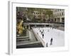 Ice Rink at Rockefeller Center, Mid Town Manhattan, New York City, New York, USA-R H Productions-Framed Photographic Print