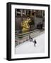 Ice Rink at Rockefeller Center, Mid Town Manhattan, New York City, New York, USA-R H Productions-Framed Photographic Print
