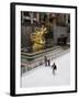 Ice Rink at Rockefeller Center, Mid Town Manhattan, New York City, New York, USA-R H Productions-Framed Photographic Print