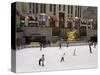 Ice Rink at Rockefeller Center, Mid Town Manhattan, New York City, New York, USA-R H Productions-Stretched Canvas