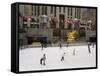 Ice Rink at Rockefeller Center, Mid Town Manhattan, New York City, New York, USA-R H Productions-Framed Stretched Canvas