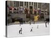 Ice Rink at Rockefeller Center, Mid Town Manhattan, New York City, New York, USA-R H Productions-Stretched Canvas