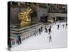 Ice Rink at Rockefeller Center, Mid Town Manhattan, New York City, New York, USA-Robert Harding-Stretched Canvas