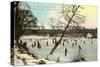 Ice Rink, Indianapolis, Indiana-null-Stretched Canvas