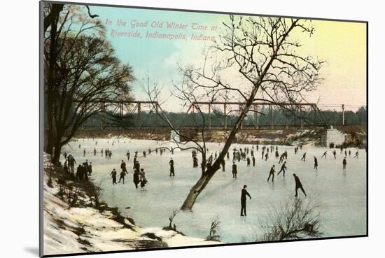 Ice Rink, Indianapolis, Indiana-null-Mounted Art Print