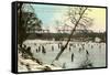 Ice Rink, Indianapolis, Indiana-null-Framed Stretched Canvas