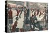 Ice Rink Skating 1927-Steven Spurrier-Stretched Canvas