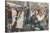 Ice Rink Skating 1927-Steven Spurrier-Stretched Canvas