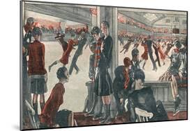 Ice Rink Skating 1927-Steven Spurrier-Mounted Art Print