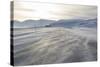 Ice Road, Adventdalen Valley at Sunrise, Longyearbyen-Stephen Studd-Stretched Canvas