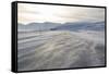 Ice Road, Adventdalen Valley at Sunrise, Longyearbyen-Stephen Studd-Framed Stretched Canvas