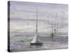 Ice Sailing Purple Crop-Albena Hristova-Stretched Canvas