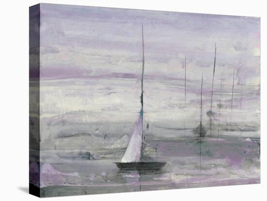 Ice Sailing Purple Crop-Albena Hristova-Stretched Canvas