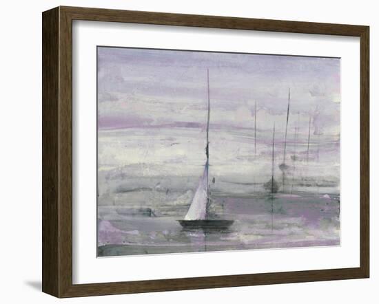 Ice Sailing Purple Crop-Albena Hristova-Framed Art Print