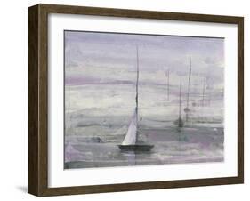 Ice Sailing Purple Crop-Albena Hristova-Framed Art Print