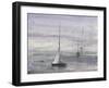 Ice Sailing Purple Crop-Albena Hristova-Framed Art Print