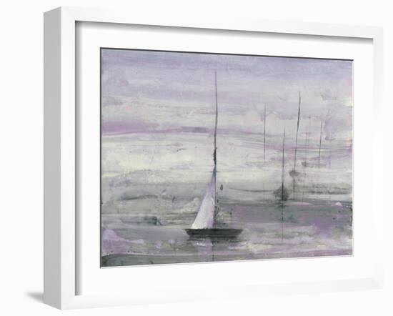 Ice Sailing Purple Crop-Albena Hristova-Framed Art Print