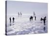 Ice Sailing-null-Stretched Canvas