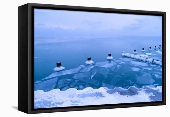 Ice Shelf-NjR Photos-Framed Stretched Canvas