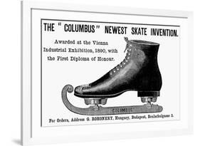 Ice Skate, 1890-null-Framed Giclee Print