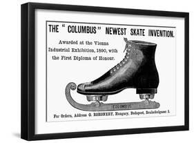 Ice Skate, 1890-null-Framed Giclee Print