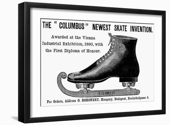 Ice Skate, 1890-null-Framed Premium Giclee Print