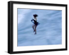 Ice Skater in a Spin-null-Framed Photographic Print