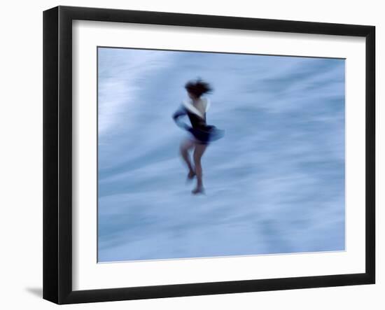 Ice Skater in a Spin-null-Framed Photographic Print