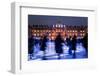 Ice Skaters at Somerset House Ice Rink London England UK-Peter Adams-Framed Photographic Print