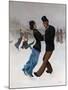 Ice Skaters, C. 1920-Max Klinger-Mounted Giclee Print