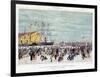 Ice Skaters, C1856-null-Framed Giclee Print